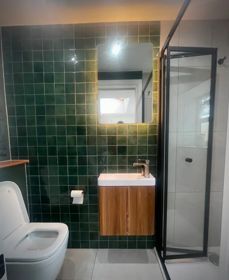 Bathroom renovation completed for Natalie Sloan