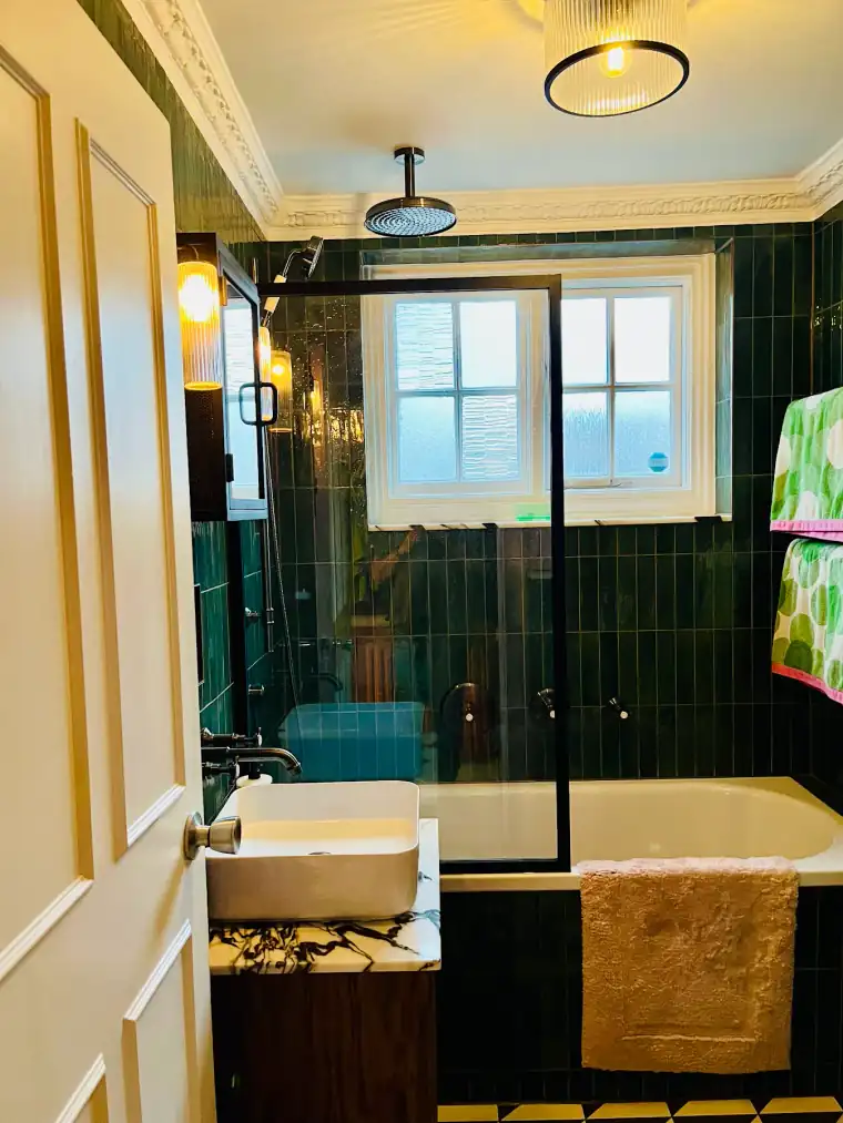 Bathroom renovation completed for Simon Wain