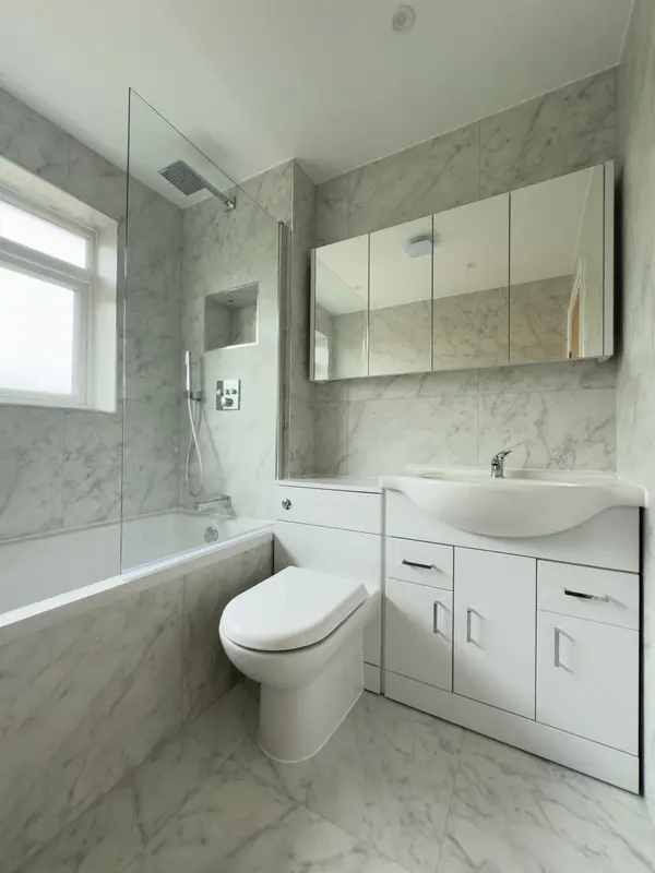 Bathroom renovation completed by A&G Renovations in Croydon, London